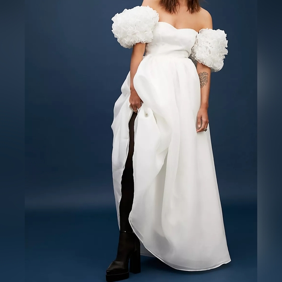 FINAL PRICE! Rare $625 Free People Wedding Gown - Picture 5 of 6